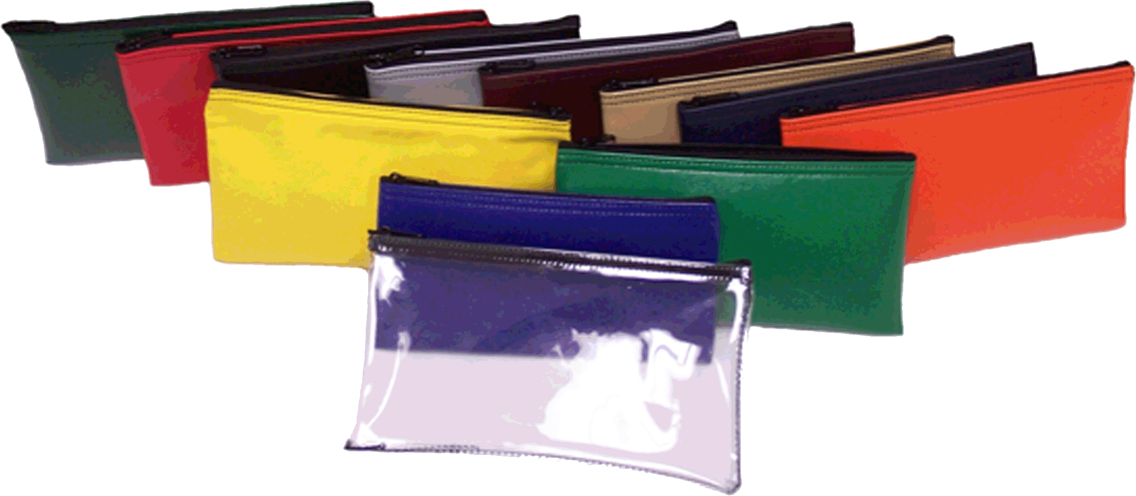 zippered bank bags